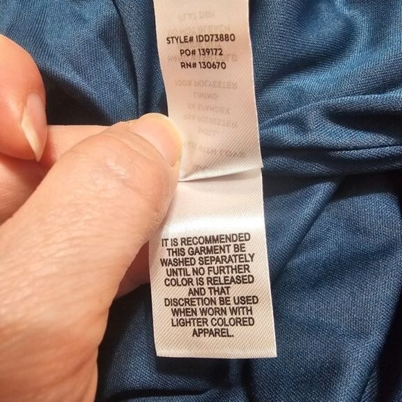 Lulus Jacinda Teal Velvet Wrap Maxi Dress M Whimsigoth Holiday Fairy Grunge - Picture 11 of 12